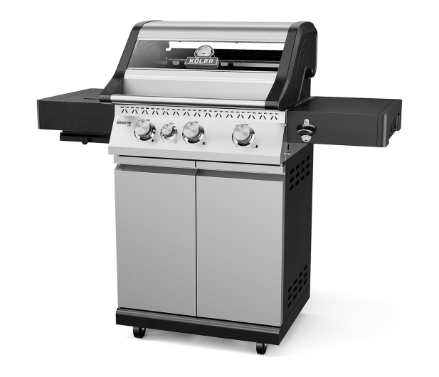 KOLER Grill ogrodowy COMPACT PRO srebrny - 1529496 - zdjęcie 4